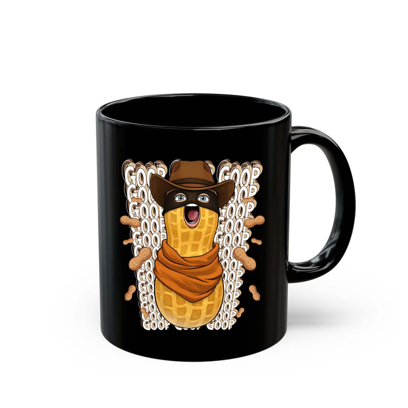 Lustige Erdnuss-Tasse