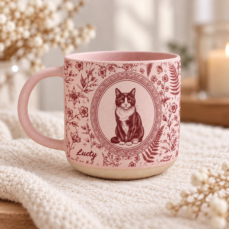 Personalisierte Haustier-Tasse mit Porträt nach Foto und Namen