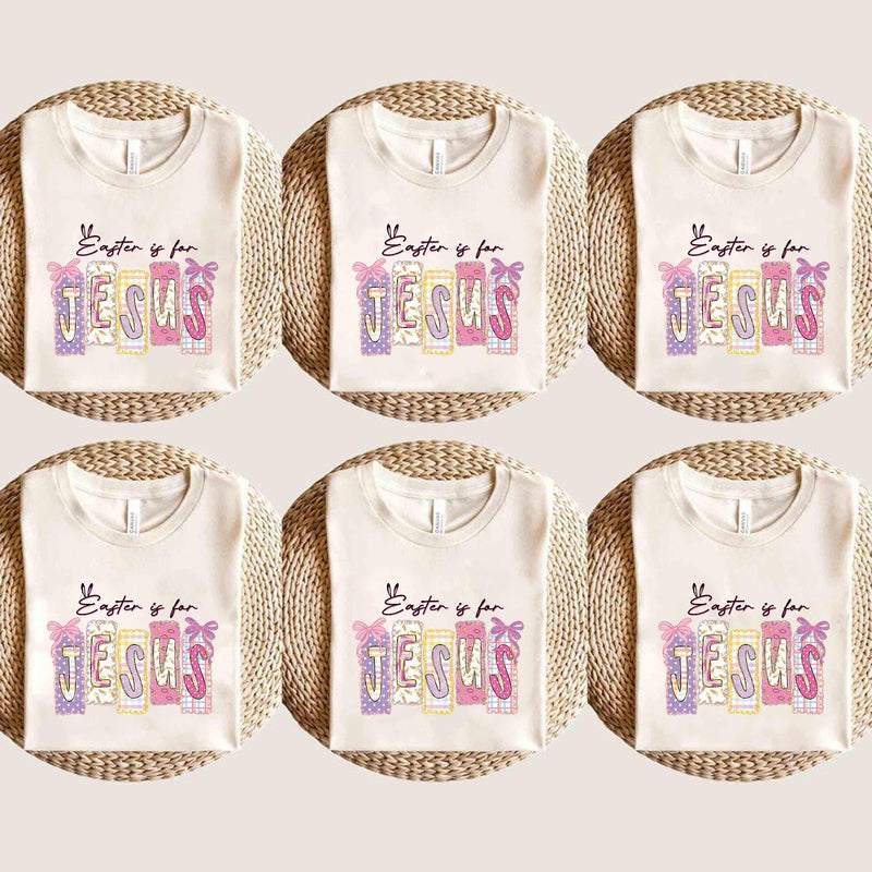 Christliches Oster T-Shirt „Easter is for Jesus“