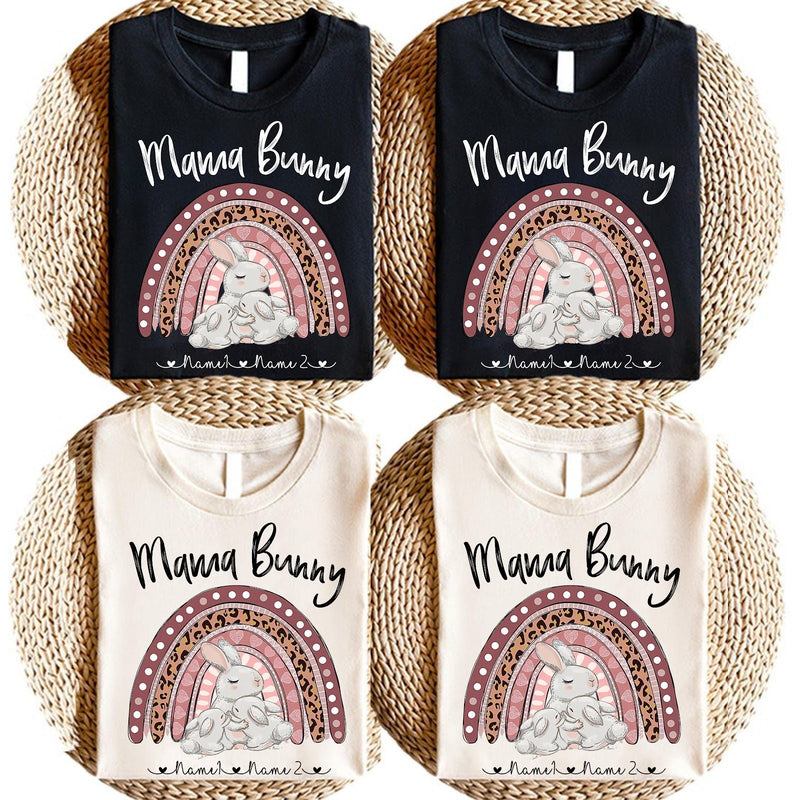 Mama Shirt personalisiert „Mama Bunny“
