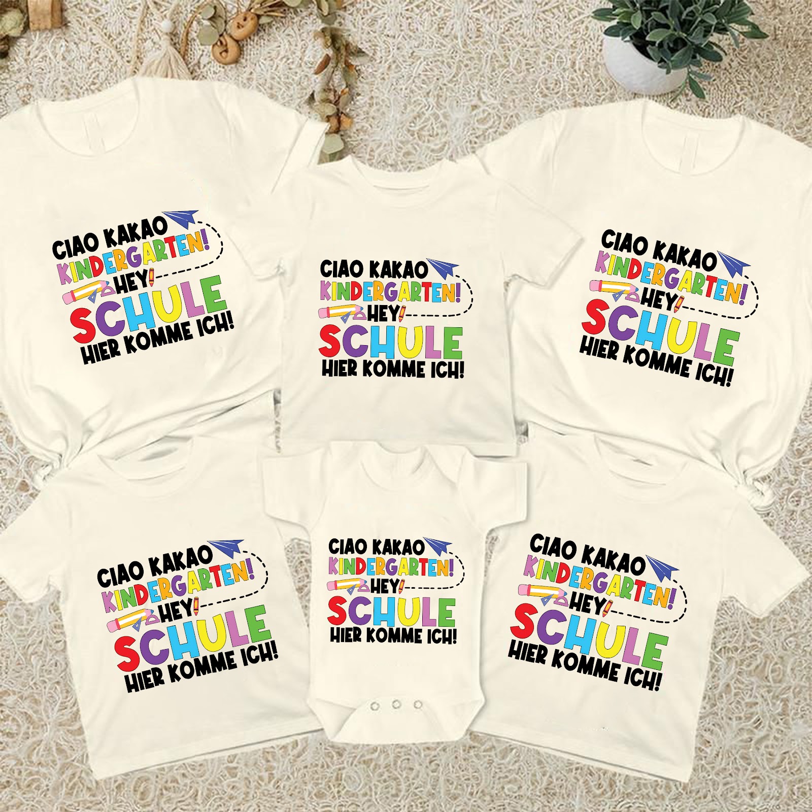 Einschulung T-Shirt „Ciao Kakao Kindergarten“