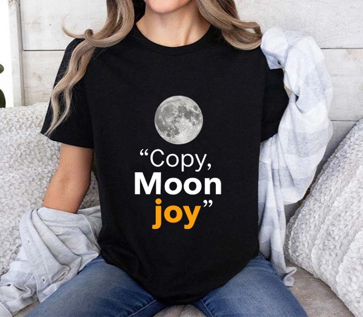 Weltraum Shirt „Copy, Moon joy“