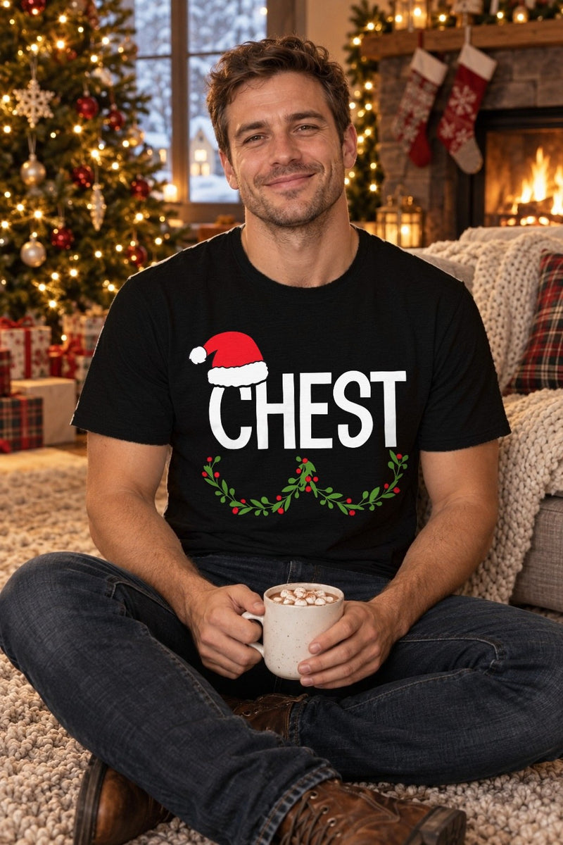 Pärchen Weihnachtspullover „Chest“ & „Nuts“