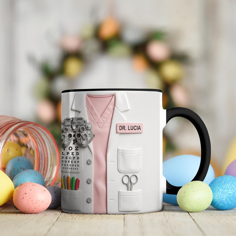 Optiker-Tasse mit Namen