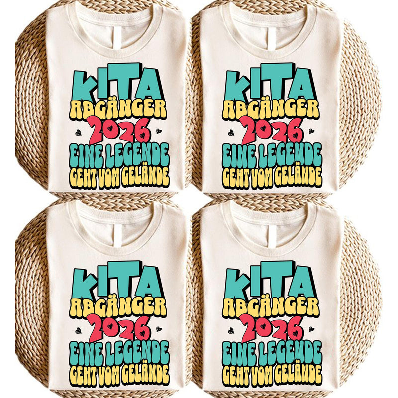 Kita-Abgänger-Shirt 2026 „Eine Legende geht vom Gelände“