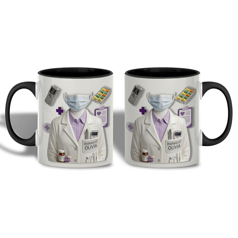 Personalisierte Apotheker-Tasse mit Namen
