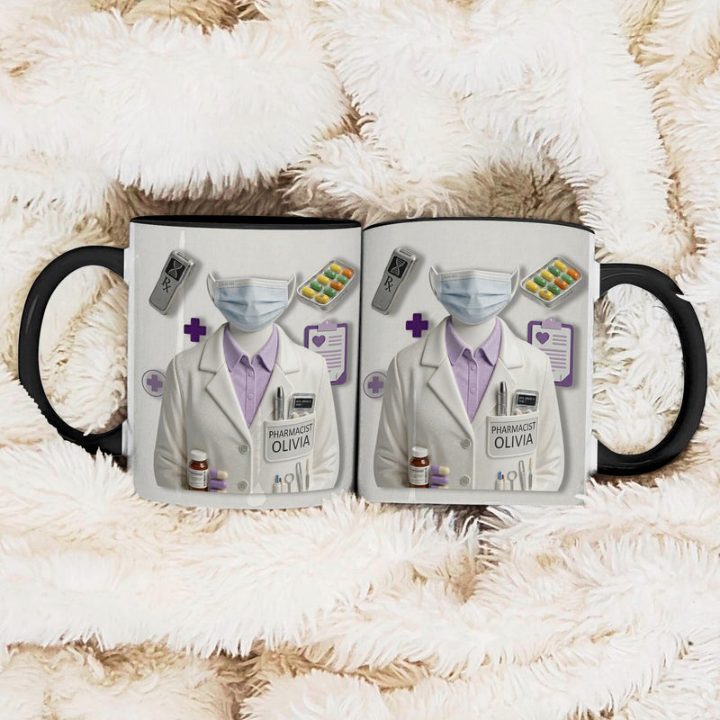 Personalisierte Apotheker-Tasse mit Namen