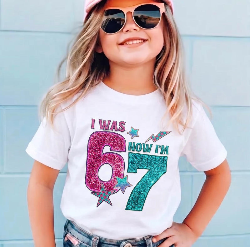 Geburtstagsshirt für Mädchen mit Alter