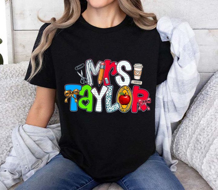 Lehrerin T-Shirt mit Namen