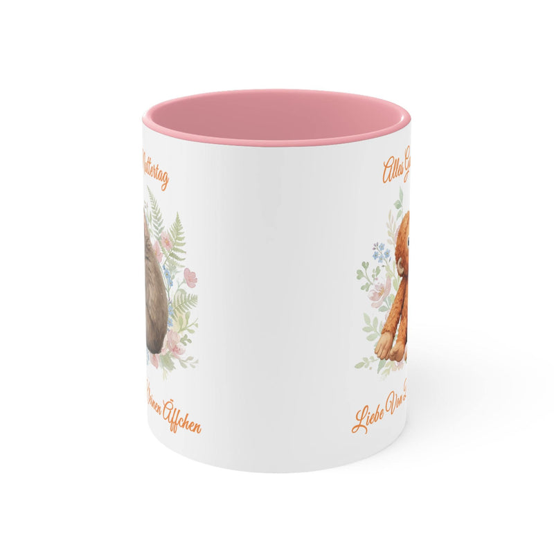 Muttertags-Tasse mit Äffchen Punch the Monkey