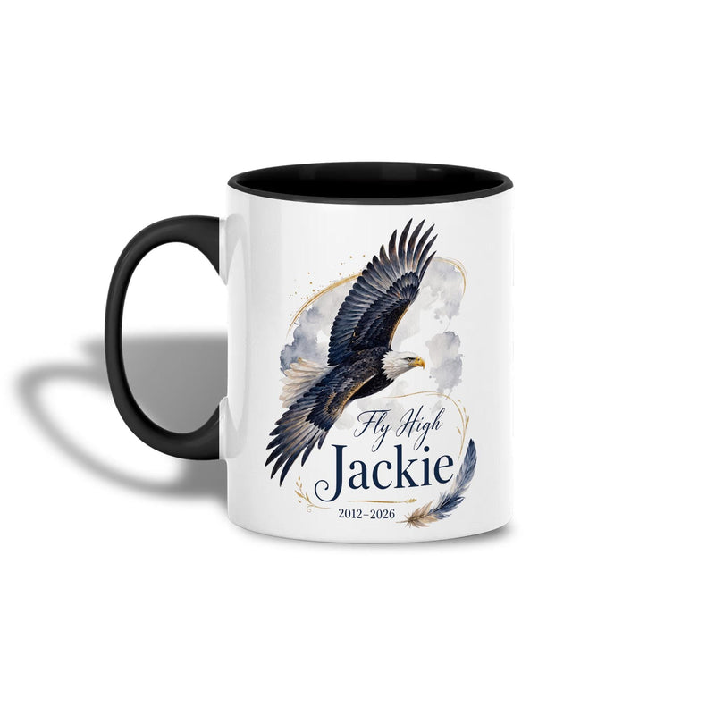 Adler-Tasse „Fly High Jackie“