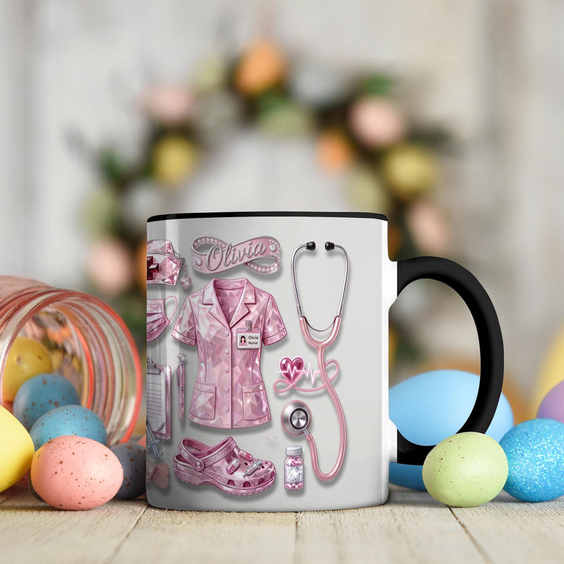 Krankenschwester-Tasse mit Namen
