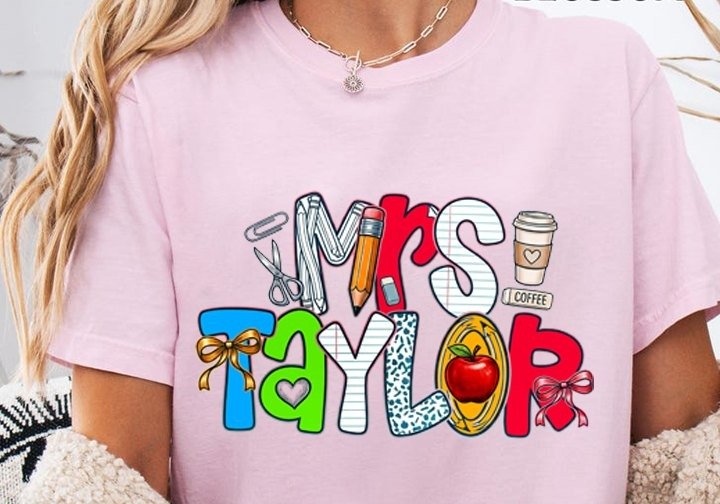 Lehrerin T-Shirt mit Namen