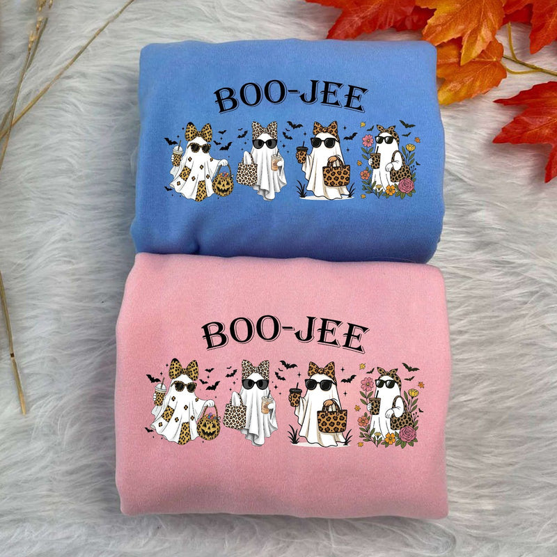Halloween Pullover „Boo-Jee“ – schicke Gespenster mit Sonnenbrille