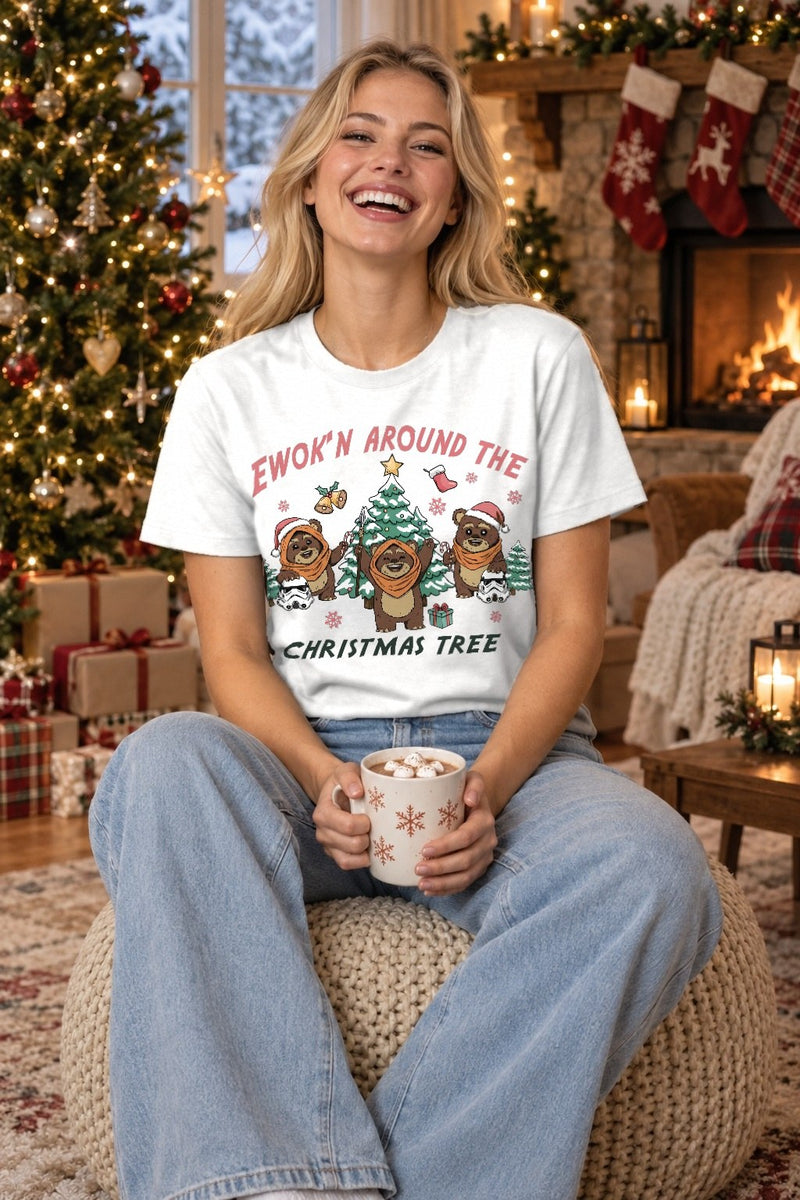 Weihnachtspullover mit Bären „Ewok'n Around The Christmas Tree“