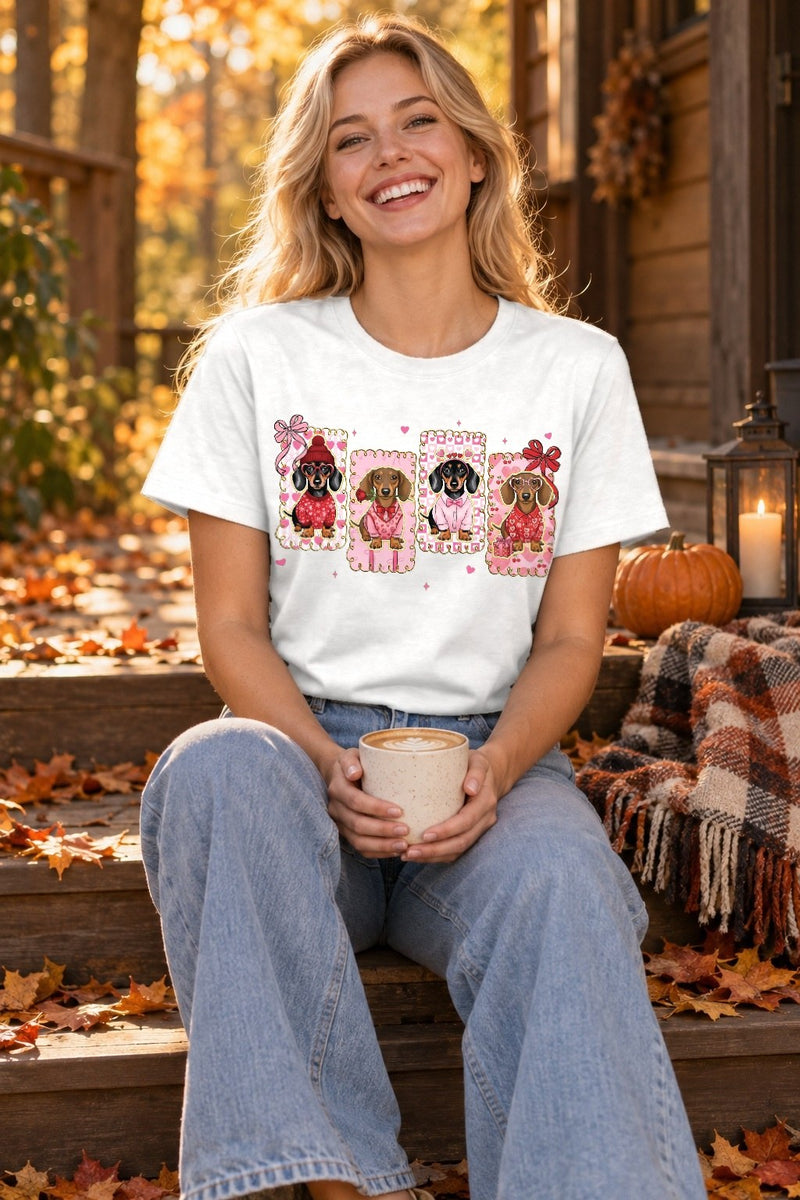 Dackel Valentinstag Shirt
