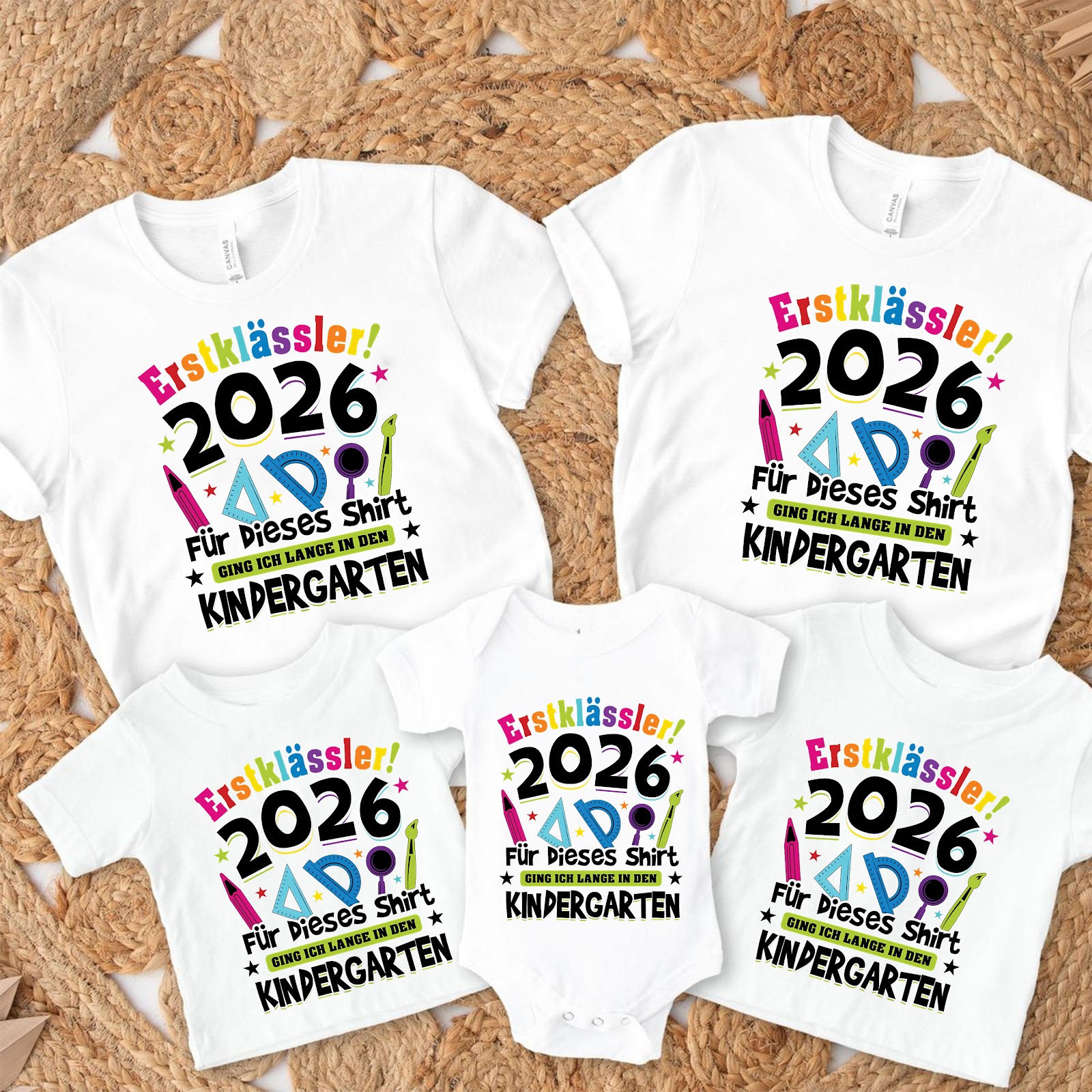 Einschulung T-Shirt „Erstklässler 2026“