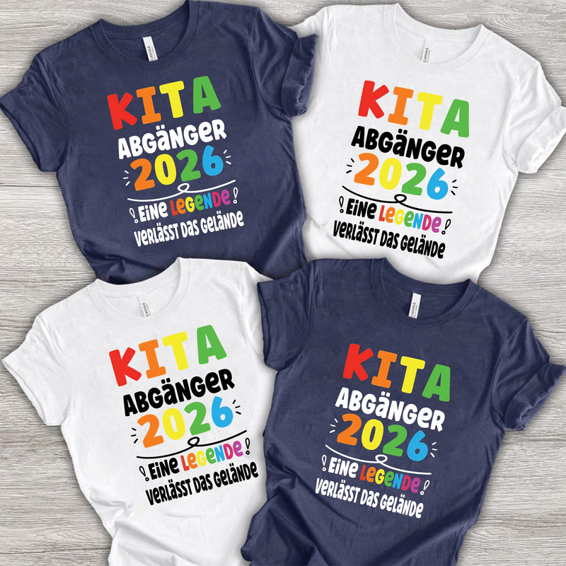 Kita-Abgänger-Shirt 2026 „Eine Legende verlässt das Gelände“