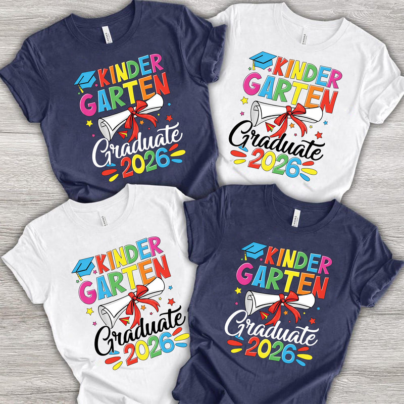 Kindergarten Abschluss Shirt „Kindergarten Graduate 2026“