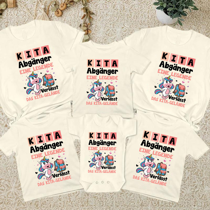 Kita-Abgänger-Shirt mit Einhorn „Eine Legende verlässt das Kita-Gelände“