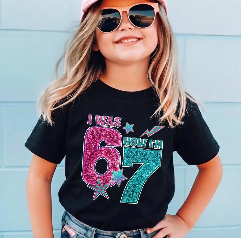 Geburtstagsshirt für Mädchen mit Alter