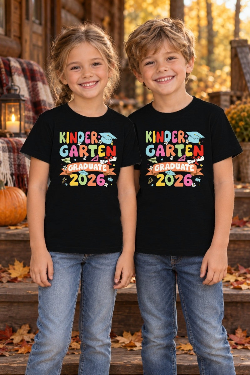 Kindergarten Absolvent Shirt „Kindergarten Graduate 2026“
