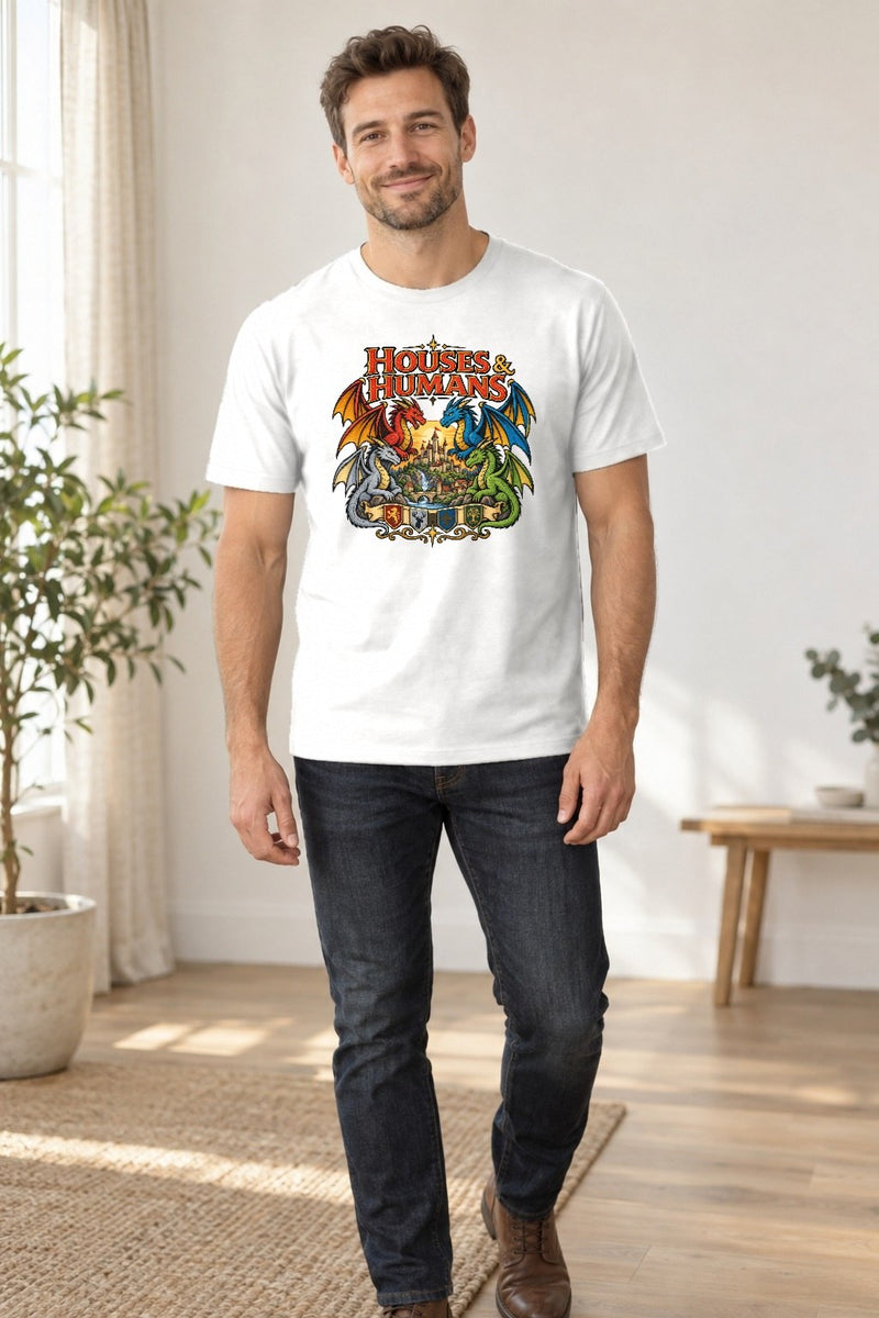 Fantasy-Shirt „Houses & Humans“