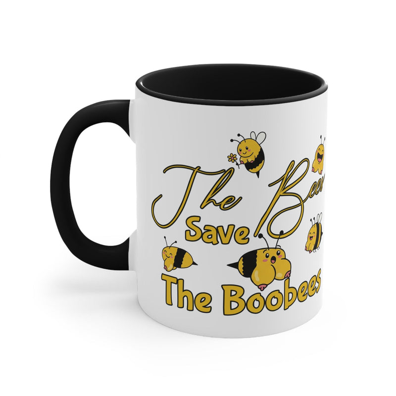 Lustige Bienen-Tasse „The Bees Save The Boobees“