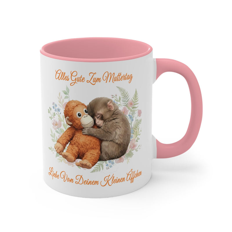 Muttertags-Tasse mit Äffchen Punch the Monkey