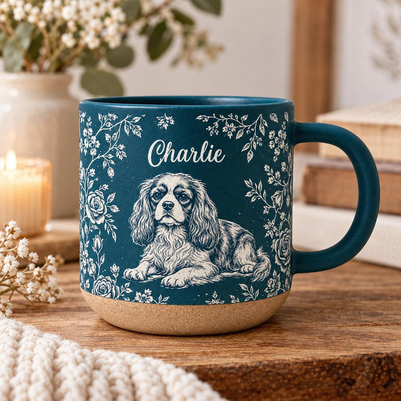 Hunde-Tasse personalisiert mit Porträt nach Foto und Namen …