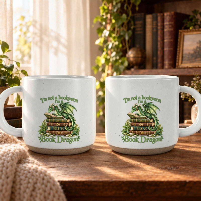 Drachen-Tasse „Book Dragon“