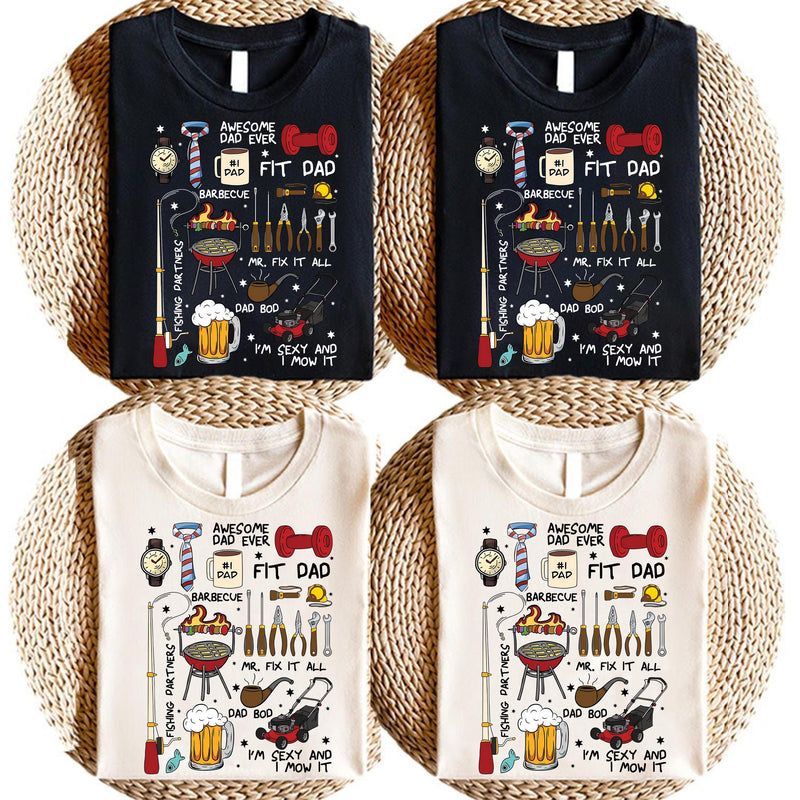 Lustiges Papa-Shirt „Awesome Dad Ever“