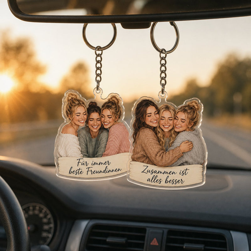 Foto-Schlüsselanhänger beste Freundin