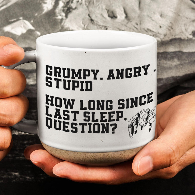 Sci-Fi-Tasse für Project-Hail-Mary-Fans „Grumpy. Angry. Stupid.“
