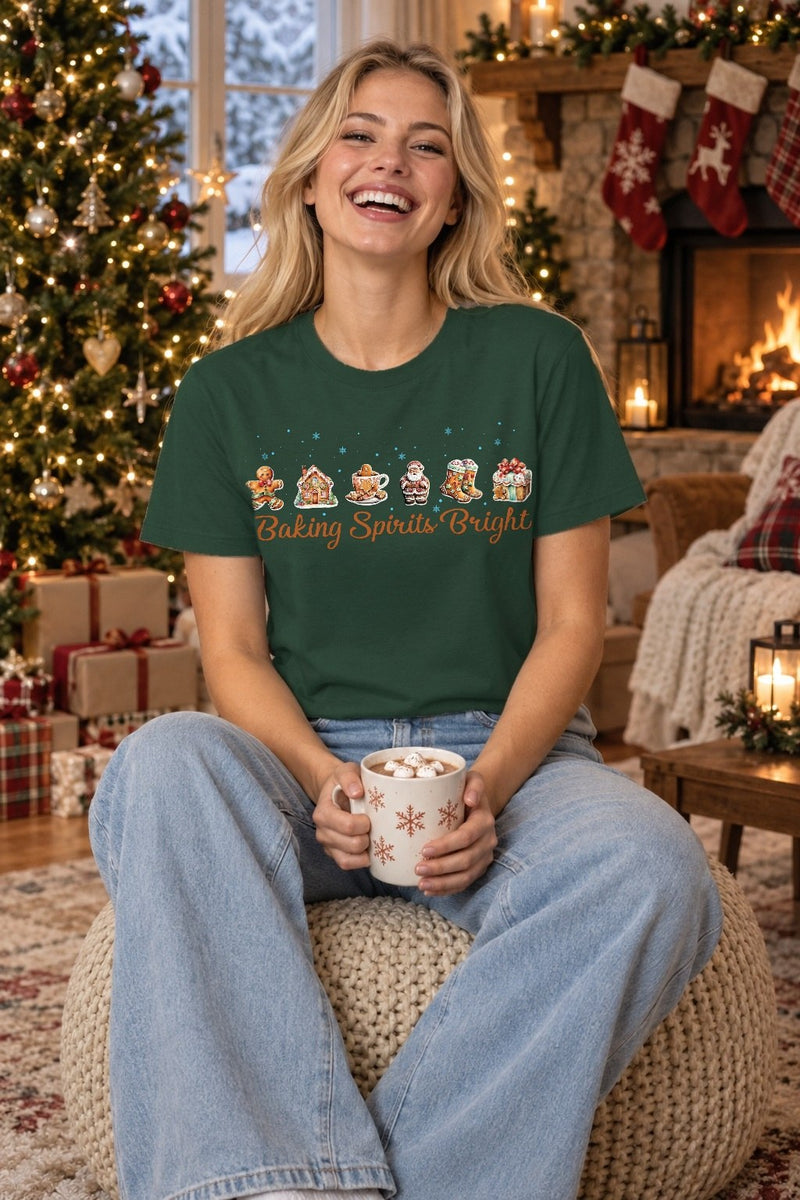 Weihnachtspullover „Baking Spirits Bright“