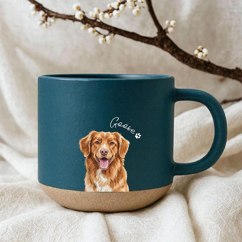 Haustier-Tasse mit Foto und Namen
