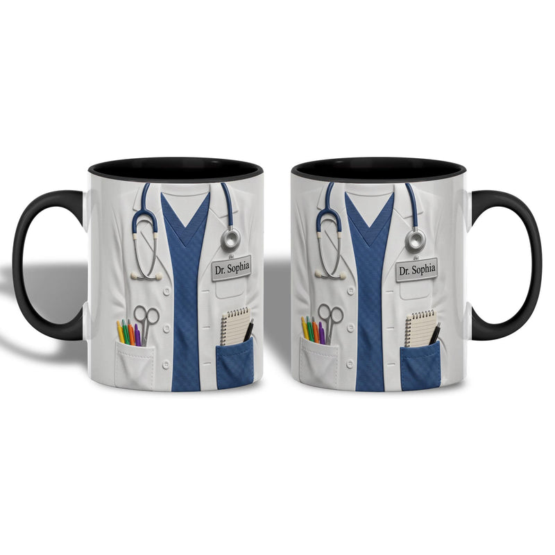 Arzttasse personalisiert mit Namen