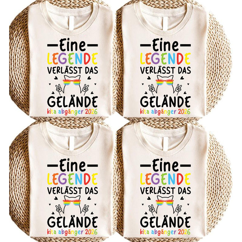 Kita-Abgänger-Shirt „Eine Legende verlässt das Gelände“