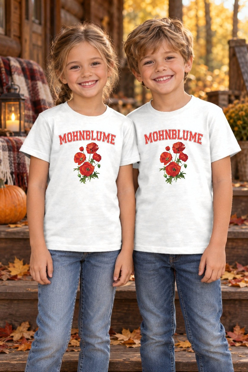 Blumen Shirt „Mohnblume“