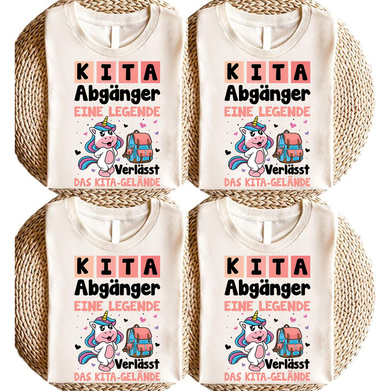 Kita-Abgänger-Shirt mit Einhorn „Eine Legende verlässt das Kita-Gelände“