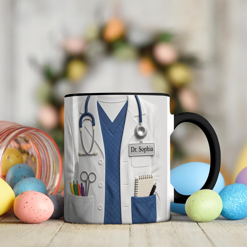Arzttasse personalisiert mit Namen