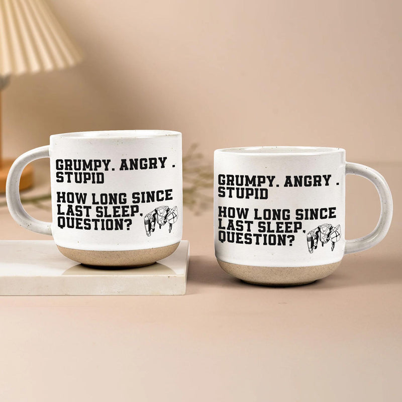 Sci-Fi-Tasse für Project-Hail-Mary-Fans „Grumpy. Angry. Stupid.“