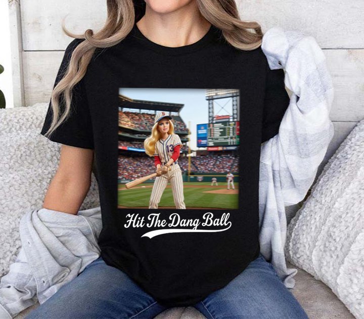 Baseball T-Shirt „Hit the Dang Ball“