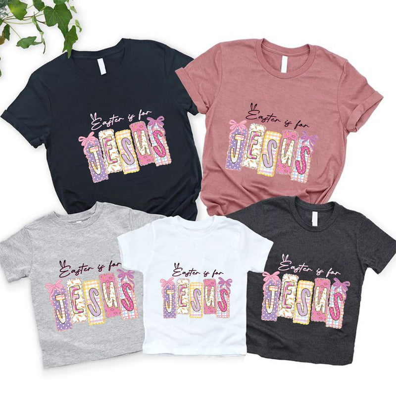 Christliches Oster T-Shirt „Easter is for Jesus“