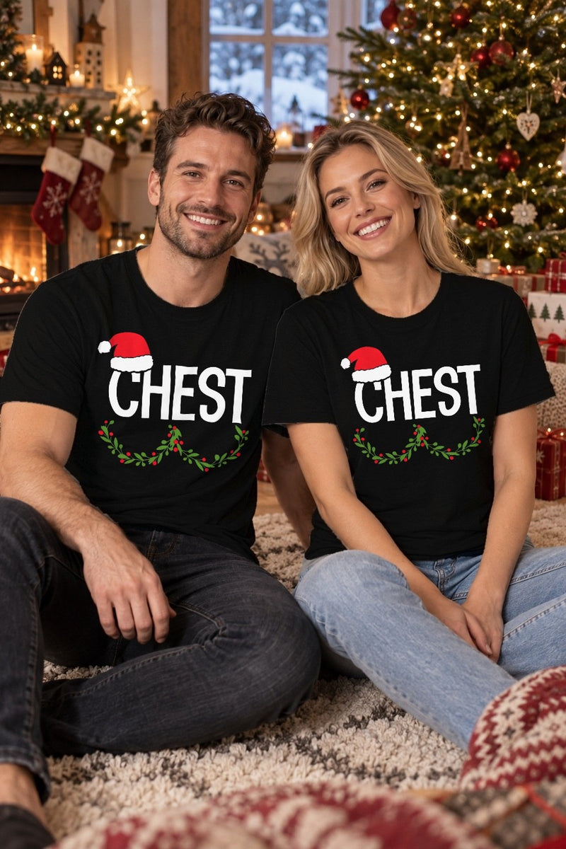 Pärchen Weihnachtspullover „Chest“ & „Nuts“