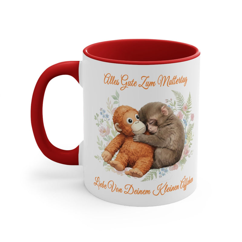 Muttertags-Tasse mit Äffchen Punch the Monkey
