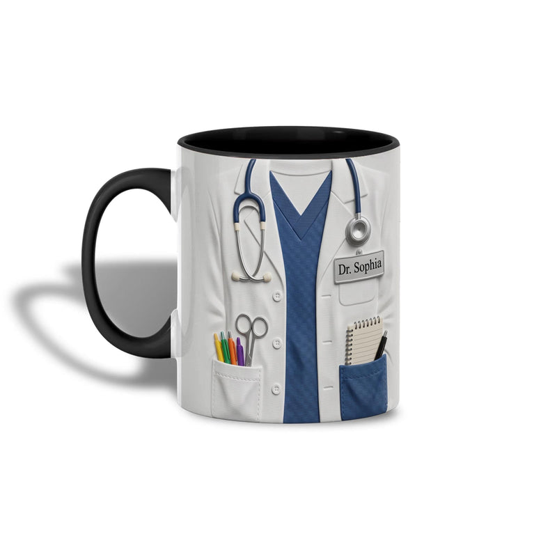 Arzttasse personalisiert mit Namen