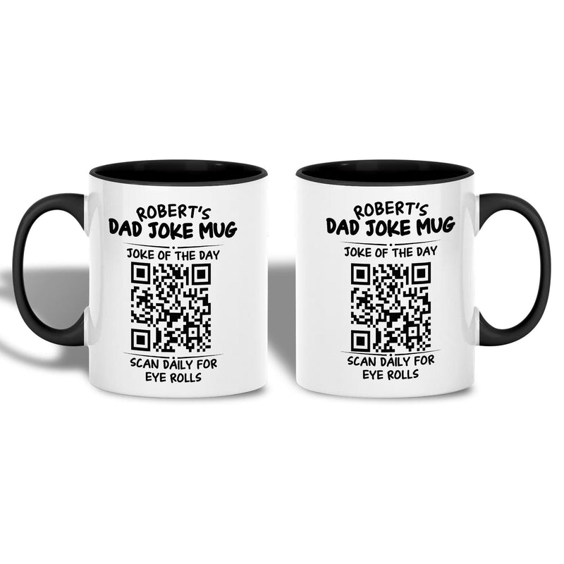 Dad Joke Tasse mit QR-Code „Joke of the Day“