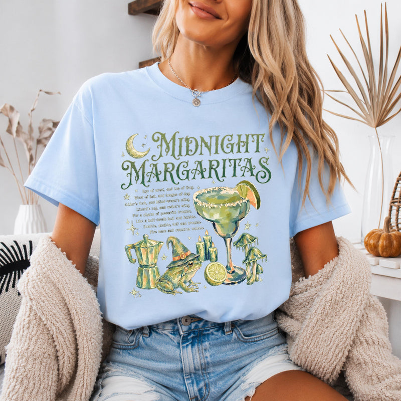 Hexen-Frosch Halloween-Shirt „Midnight Margaritas“