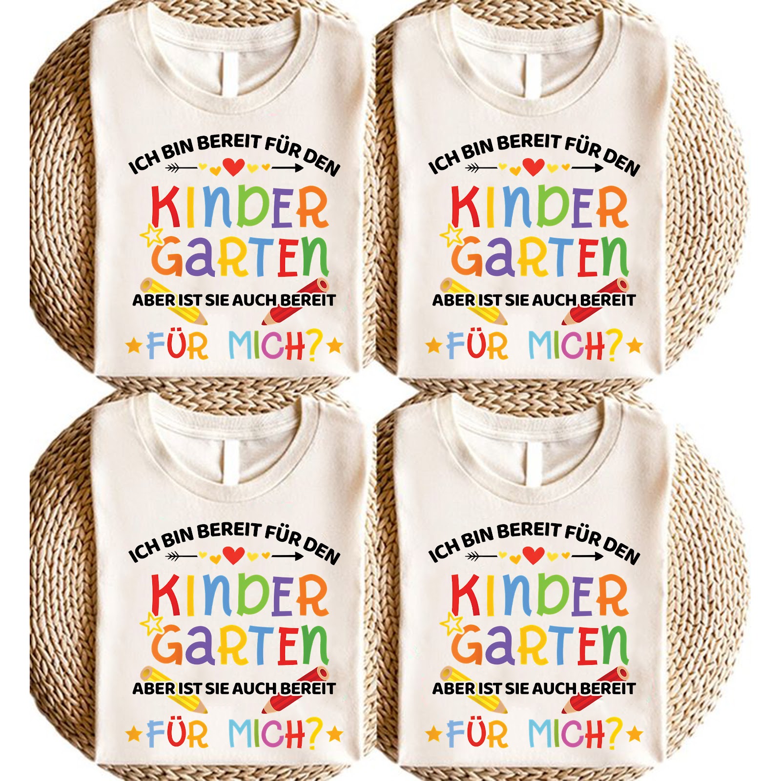 Einschulung T-Shirt „Bereit für den Kindergarten“
